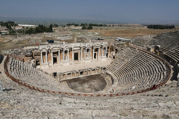 Θέατρο της Ιεράπολης στην Τουρκία — Φωτογραφία Αρχείου