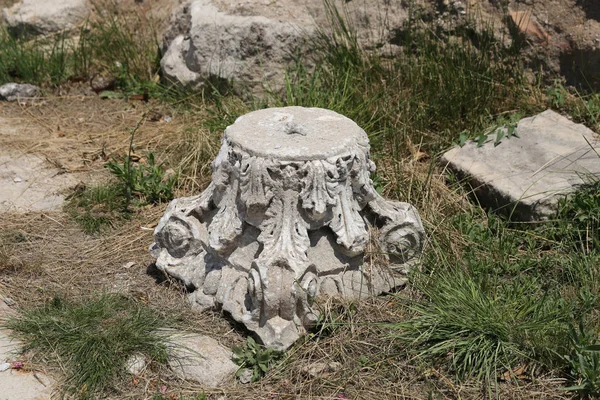 Rovine nella città antica di Hierapolis, Turchia — Foto Stock