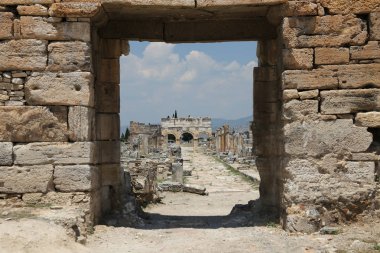 Frontinus Street, Hierapolis antik kenti, Türkiye