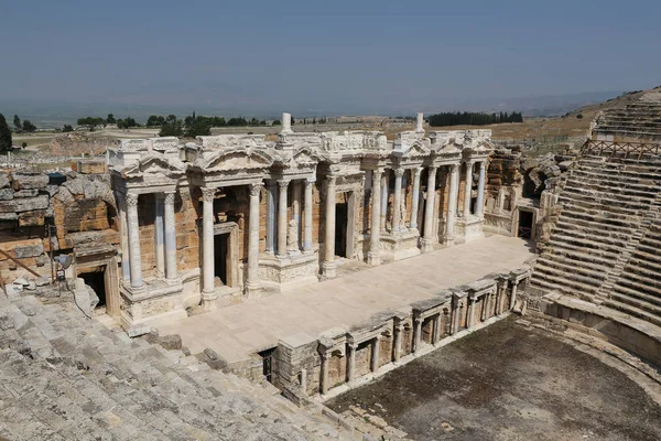 Θέατρο της Ιεράπολης στην Τουρκία — Φωτογραφία Αρχείου