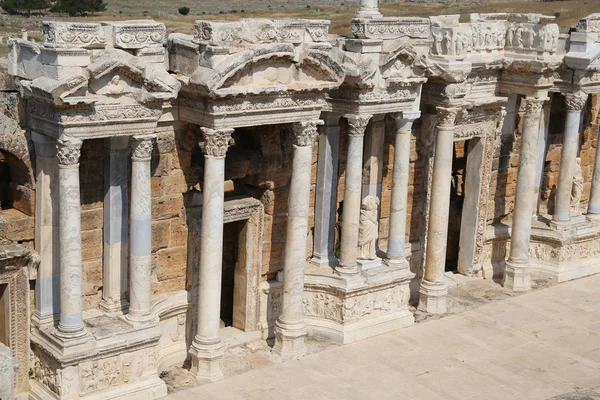 Θέατρο της Ιεράπολης στην Τουρκία — Φωτογραφία Αρχείου