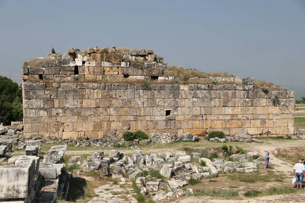 Ruiny antické město Hierapolis, Turecko — Stock fotografie