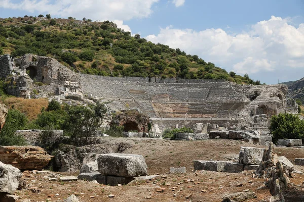 Gran Teatro di Efeso Città Antica — Foto Stock