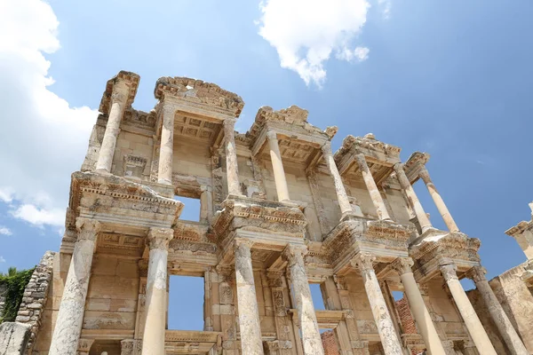 Library of Celsus in Ephesus Stok Resim