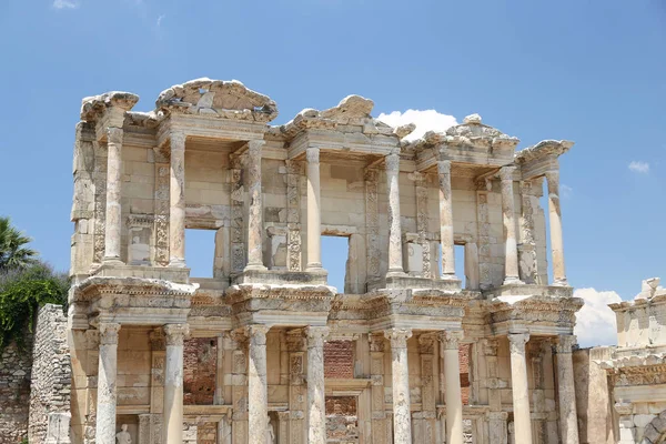 Library of Celsus in Ephesus — Stok fotoğraf