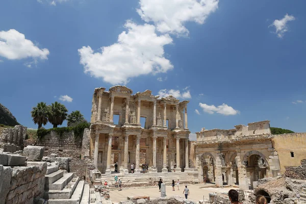 Library of Celsus in Ephesus — Stok fotoğraf