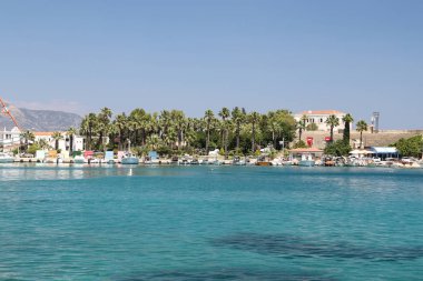 Datça şehirdeki tekneler
