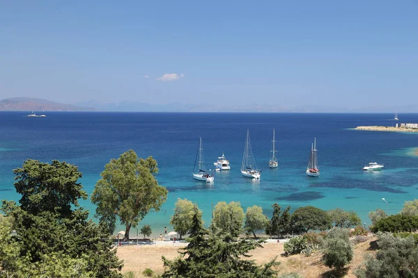 Datça şehirdeki tekneler