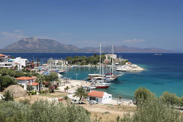 Datça şehirdeki tekneler