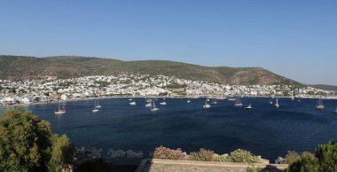 Türkiye 'nin Ege kıyısındaki Bodrum Kasabası
