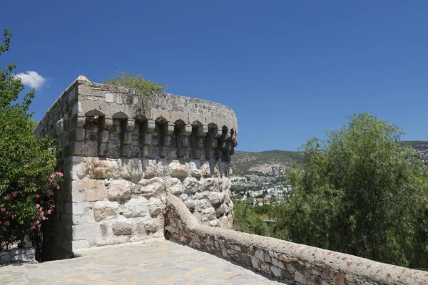 Turm der Burg von Bodrum in der Türkei — Stockfoto