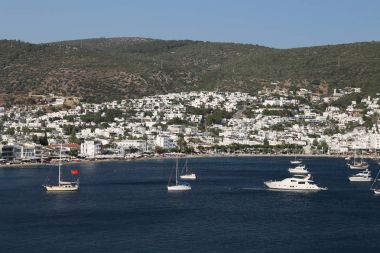 Türkiye 'nin Ege kıyısındaki Bodrum Kasabası