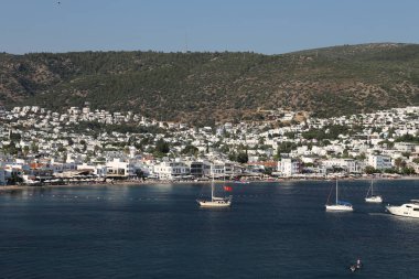Türkiye 'nin Ege kıyısındaki Bodrum Kasabası