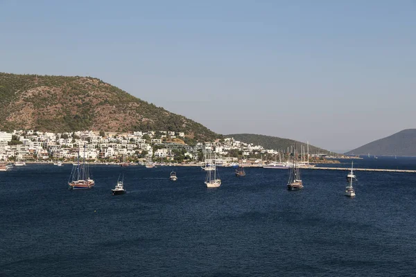 Türkiye 'nin Ege kıyısındaki Bodrum Kasabası