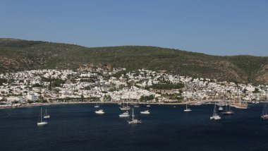 Türkiye 'nin Ege kıyısındaki Bodrum Kasabası