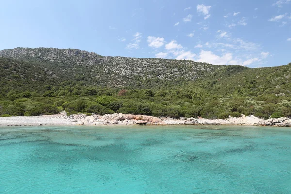 Wyspa Karaada w Morze Egejskie, Bodrum, Turcja — Zdjęcie stockowe