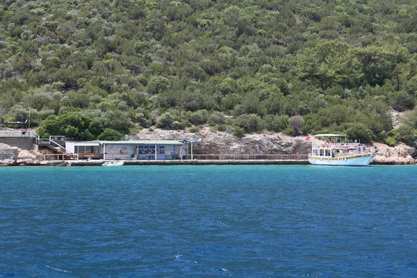 Île de Karaada en mer Égée, Bodrum, Turquie — Photo