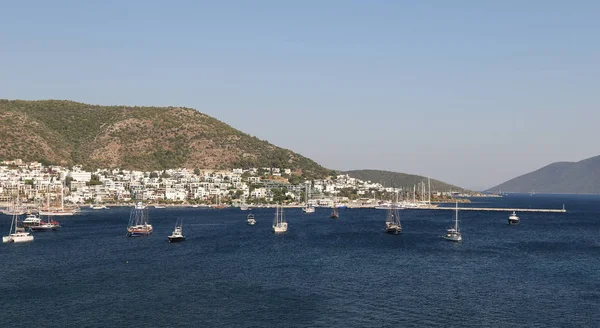 Bodrum Stad in de Egeïsche kust van Turkije — Stockfoto