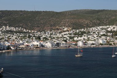 Türkiye 'nin Ege kıyısındaki Bodrum Kasabası