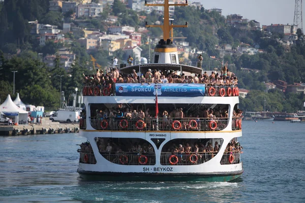 Samsung Bosphorus Cross Continental Swimming Competition 2017 — Stock Photo, Image