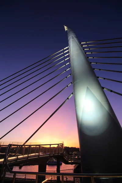 Golden Horn Metro Bridge in Istanbul, Turkey — Stock Photo, Image