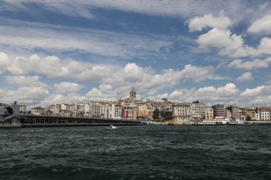 Galata Köprüsü ve Galat Kulesi Istanbul içi