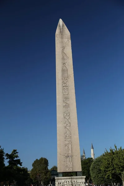 Obelisco di Teodosio nella città di Istanbul — Foto Stock