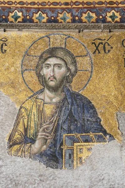 Deesis mosaik i Hagia Sofia-museet, Istanbul — Stockfoto