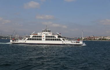 Ferry in Istanbul clipart