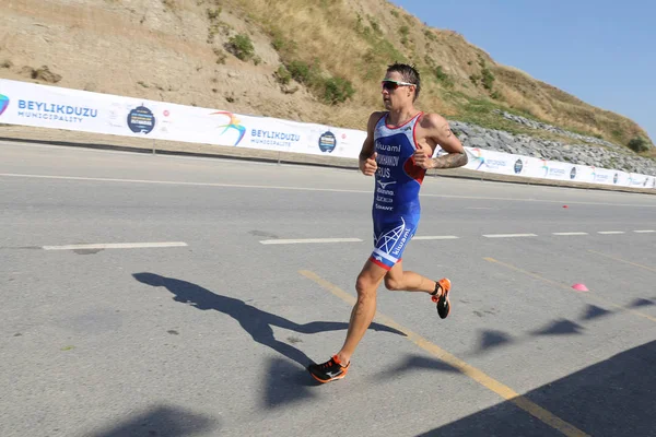 Istanbul Beylikdüzü Etu triatlon Avrupa Kupası 2017 — Stok fotoğraf