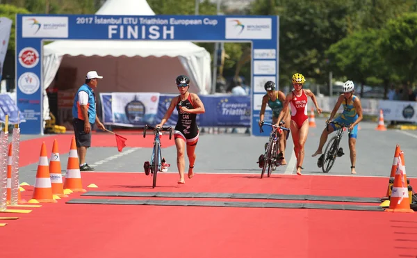 Istanbul beylikduzu etu triathlon europacup 2017 — Stockfoto