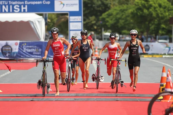 Istanbul beylikduzu etu triathlon europacup 2017 — Stockfoto