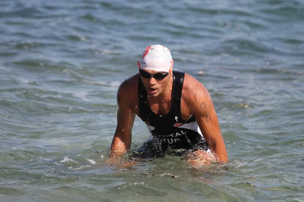 Istanbul Beylikdüzü Etu triatlon Avrupa Kupası 2017 — Stok fotoğraf