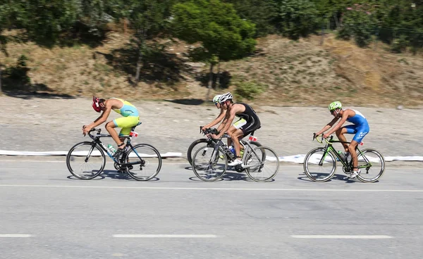 Стамбул Beylikduzu Etu триатлону Кубок європейських чемпіонів 2017 — стокове фото