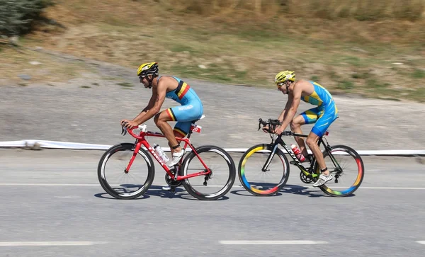 Стамбул Beylikduzu Etu триатлону Кубок європейських чемпіонів 2017 — стокове фото