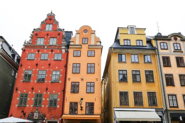 Binalar Stortorget yer, Stockholm, İsveç