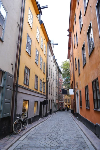 Street in Gamla Stan, Stockholm, Sweden — стокове фото