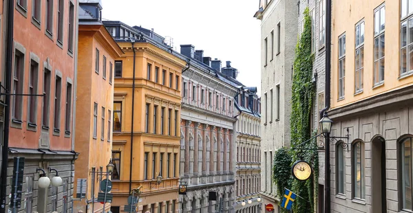 Calle en Gamla Stan, Estocolmo, Suecia —  Fotos de Stock