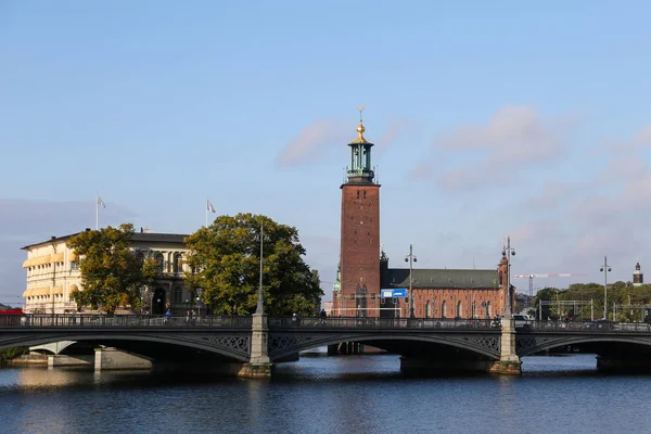 Stadhuis van Stockholm in Zweden — Stockfoto