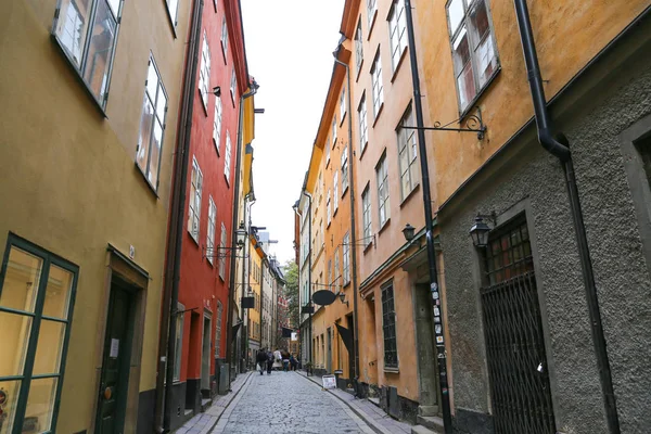 Street in Gamla Stan, Stockholm, Sweden — Stockfoto