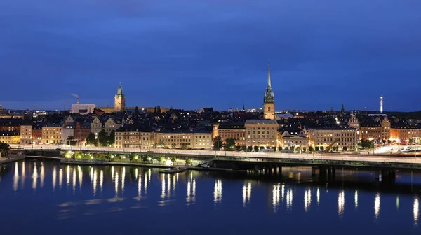 Gesamtansicht der Altstadt gamla stan in stockholm, schweden — Stockfoto