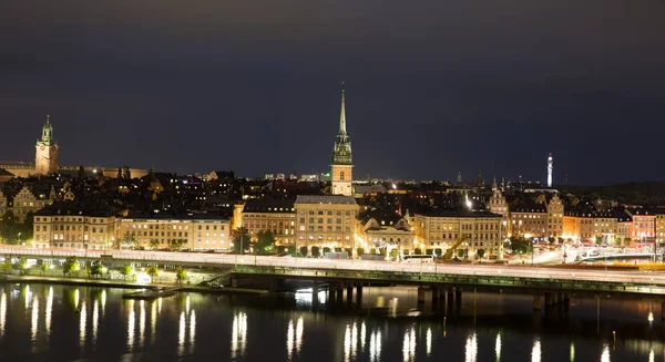 Vista general del casco antiguo Gamla Stan en Estocolmo, Suecia —  Fotos de Stock