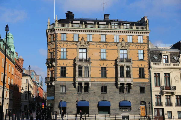 Будівля в Стокгольмі, Швеція — стокове фото