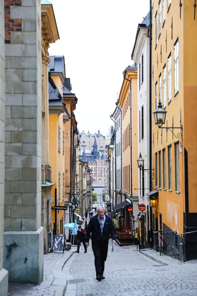 Street in Gamla Stan, Stockholm, Sweden — ストック写真
