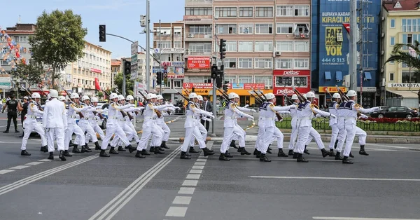 30 augustus Turkse overwinning dag — Stockfoto