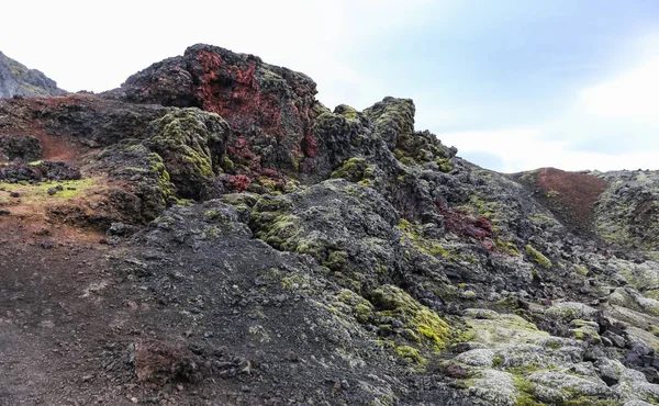 Leirhnjukur lava veld in IJsland — Stockfoto