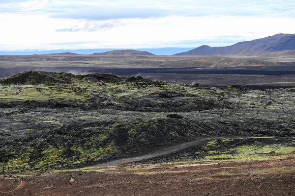 Campo de lava de Leirhnjukur en Islandia — Foto de Stock