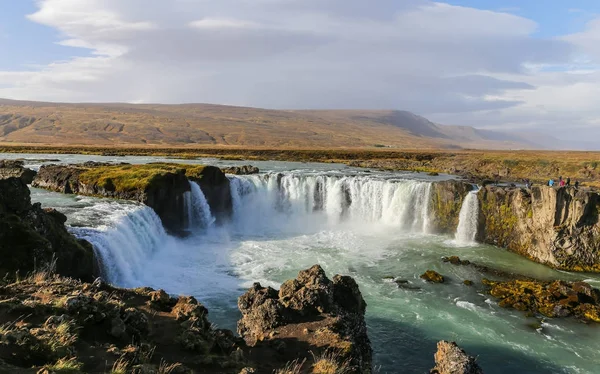 Godafoss cachoeira na Islândia — Fotografia de Stock