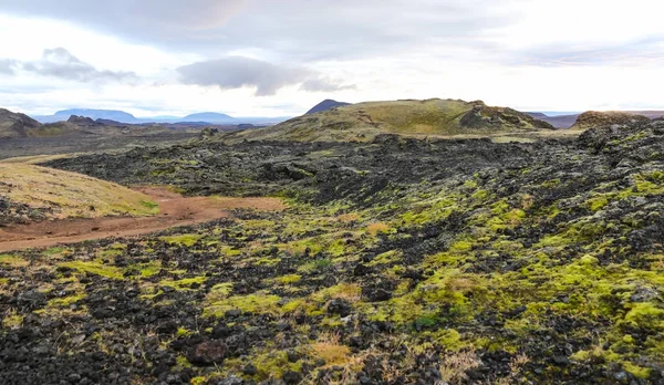 Campo de lava de Leirhnjukur en Islandia — Foto de Stock