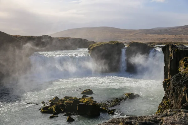 冰岛的戈达福斯瀑布 — 图库照片